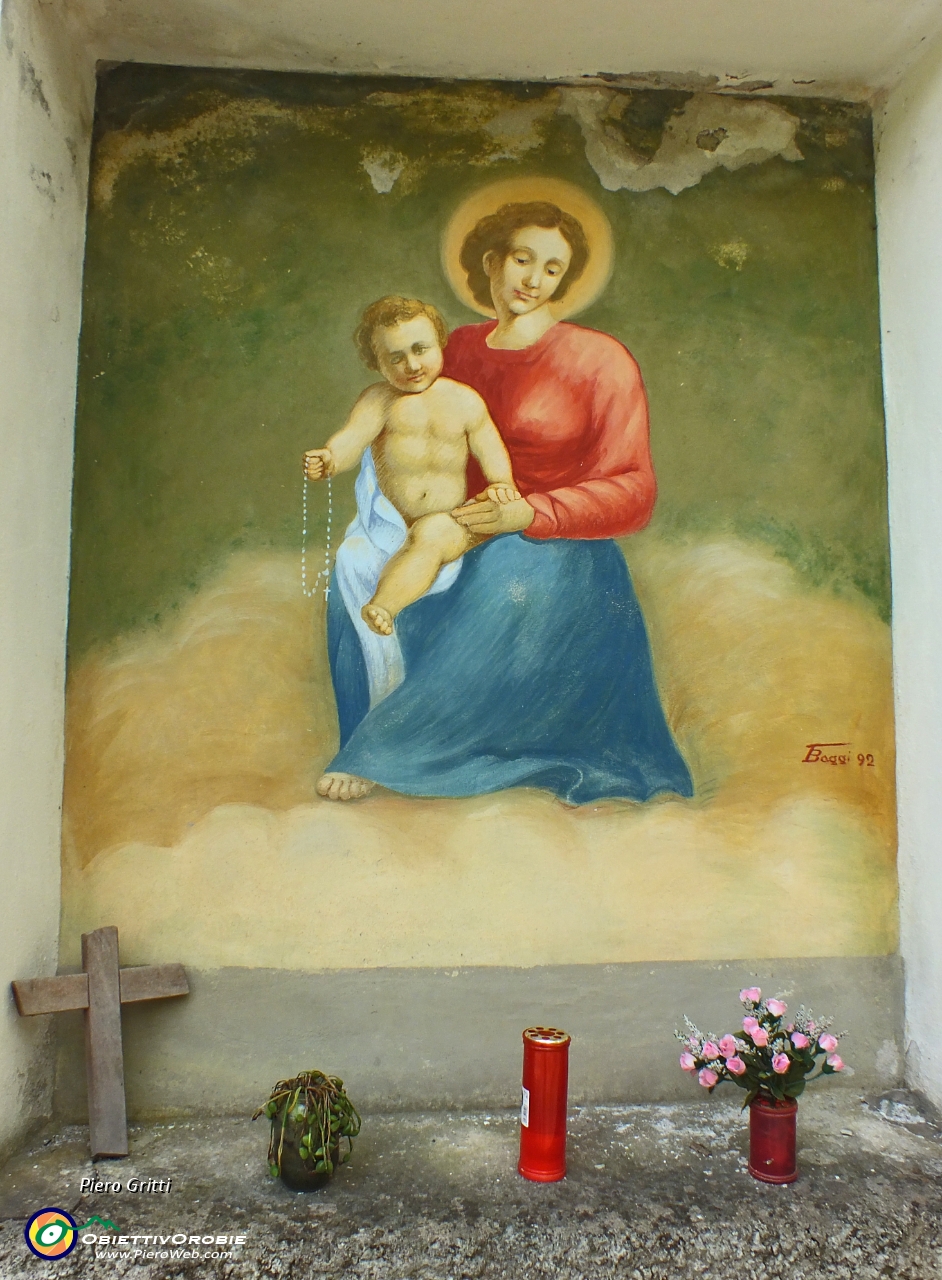 98 Bella Madonna col Bambino dipinta da Baggi nel 1992.JPG